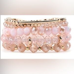 Boho sparkly beaded bracelets